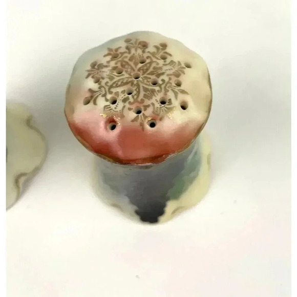 VTG Rosenthal Madeleine Bavarian Porcelain Salt and Pepper Shakers Roses Grapes - Picture 10 of 11